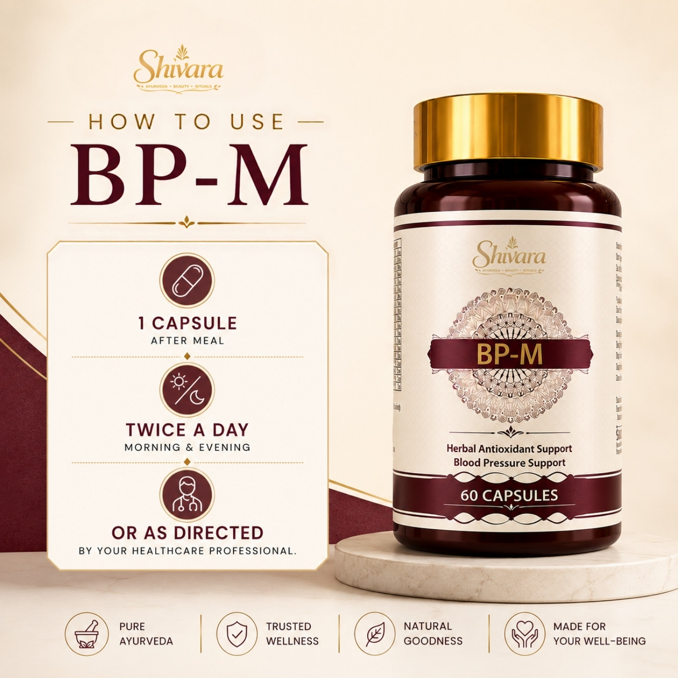 BPM Capsules Helps To Maintain Healthy Blood Pressure Levels
